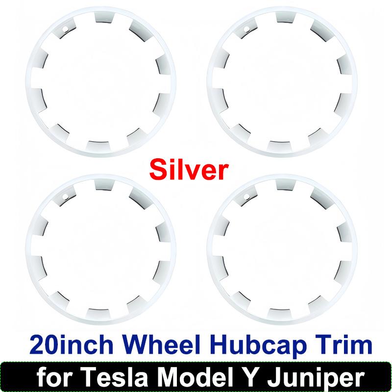 For Tesla Model Y Juniper 2025 20 Inch Wheels ABS Rim Guard Rim Car Hubcap Cover Protection Hubcap Patch Scratch Proof Hub Cap