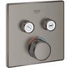 Смеситель Brushed Hard Graphite Grotherm Smartcontrol 29124Al0