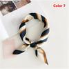 Gifts Women Small Vintage Square Scarf Silk Feel Satin Head Neck Hair Tie Band