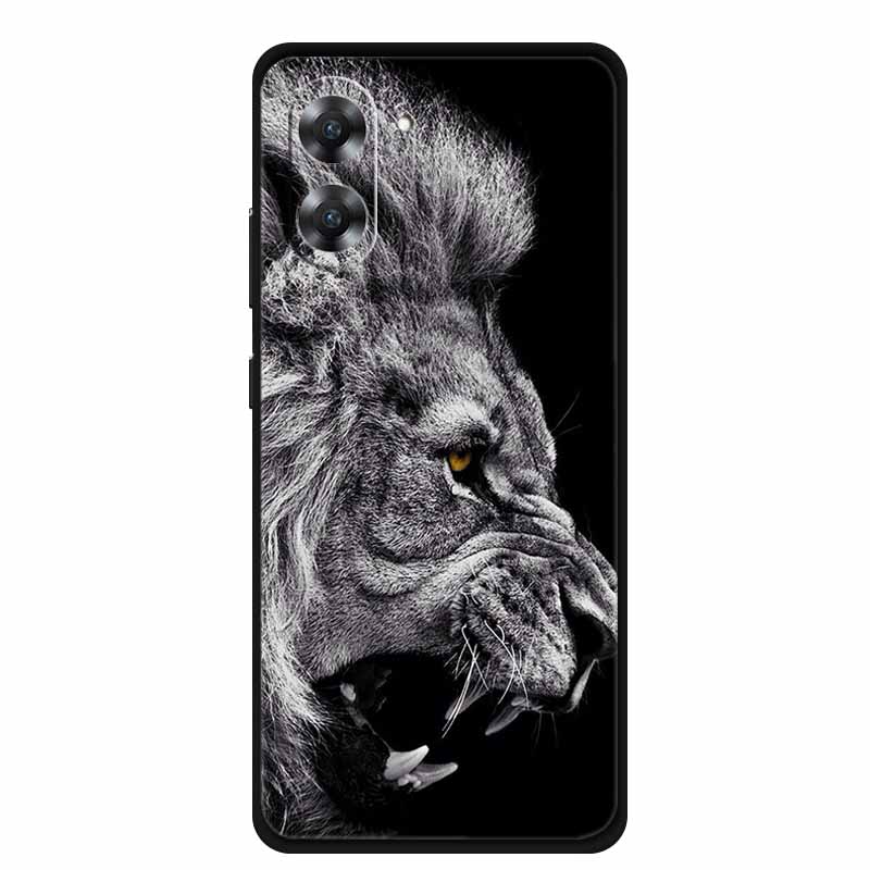 Чехол для OPPO OnePlus Nord CE5 Крутые Животные Волк Мягкий Силикон ТПУ Чехол для Телефона для CPH2719 Свежие Цветы Ударопрочный Чехол 6.77"