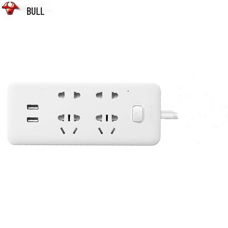 BULL GNV-UUA124 4-Outlet 2-USB Power Strip