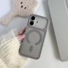 Магнитный матовый съемный чехол-кейс для линз для iPhone 17 Pro Max, с ощущением кожи, подходит для моделей Apple 16-15