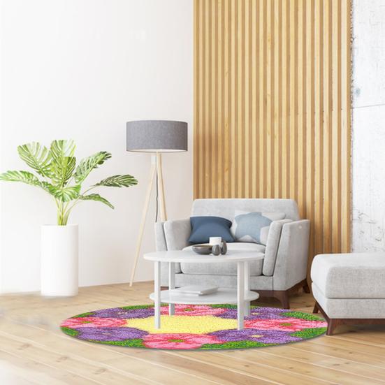 Набор для изготовления коврика с крючком для взрослых, предварительно напечатанная ткань, пряжа для вязания крючком, набор для самостоятельного изготовления коврика для двери, домашний декор, подарок для любителей рукоделия