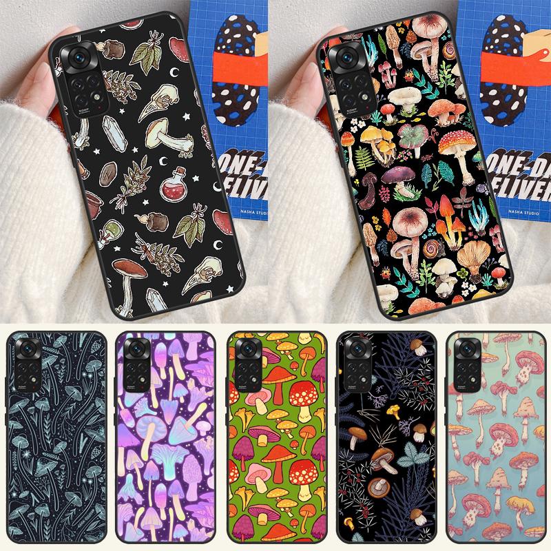 Mushroom Forest Case For Xiaomi Redmi Note 13 12 11 9 10 14 Pro 10S 11S 12S Cover For Redmi 13C 10C 12C 14C