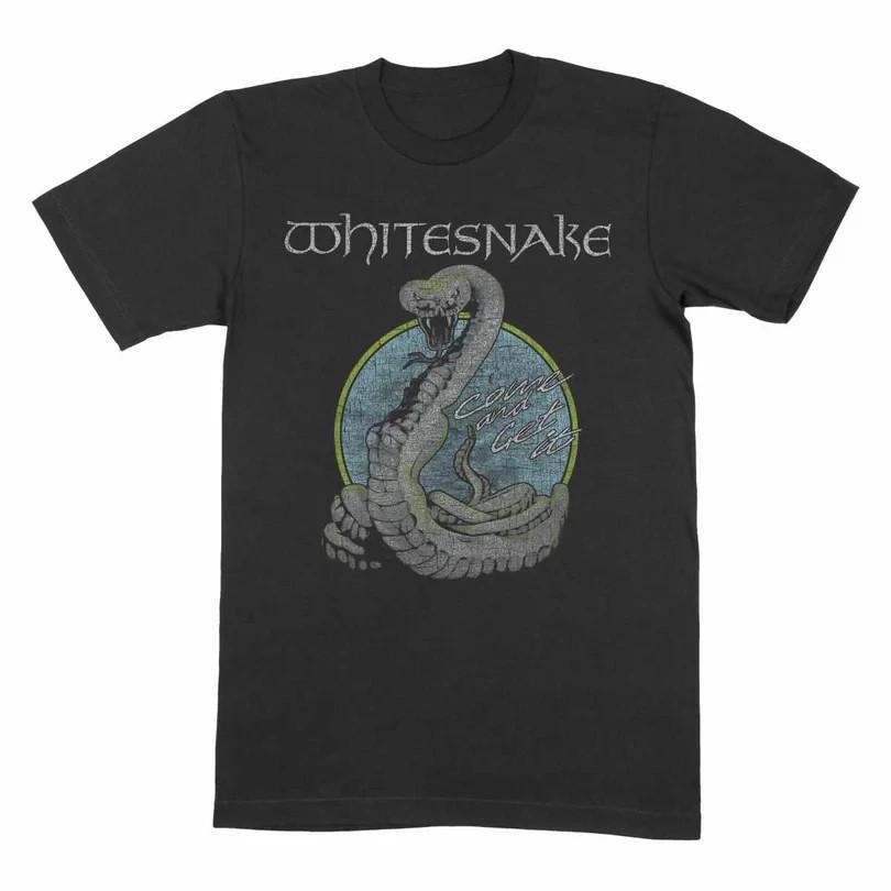 Whitesnake T-Shirt: Circle Snake - Official Merchandise