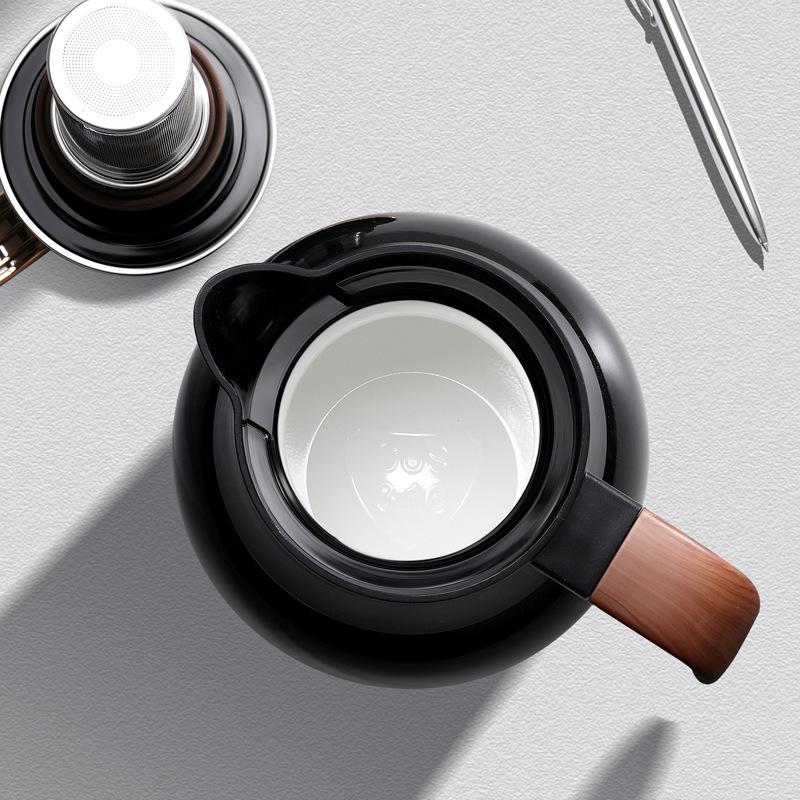 Керамический вкладыш из нержавеющей стали термос чайник для заваривания чая большой фильтр для чая большая емкость 1000 мл вакуумный термос бутылка стакан