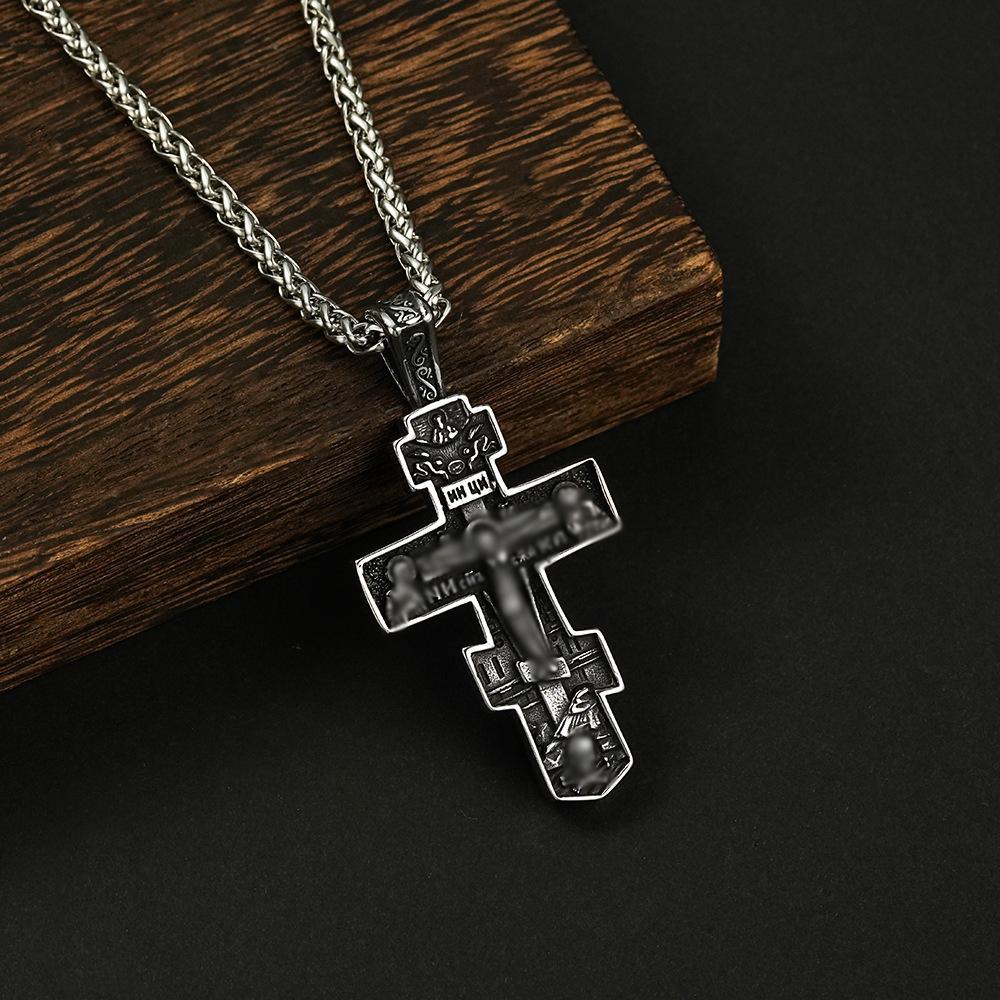 2026 Аксессуары Модные Трендовые Универсальные Аксессуары Винтажное Ожерелье с Подвеской Крест