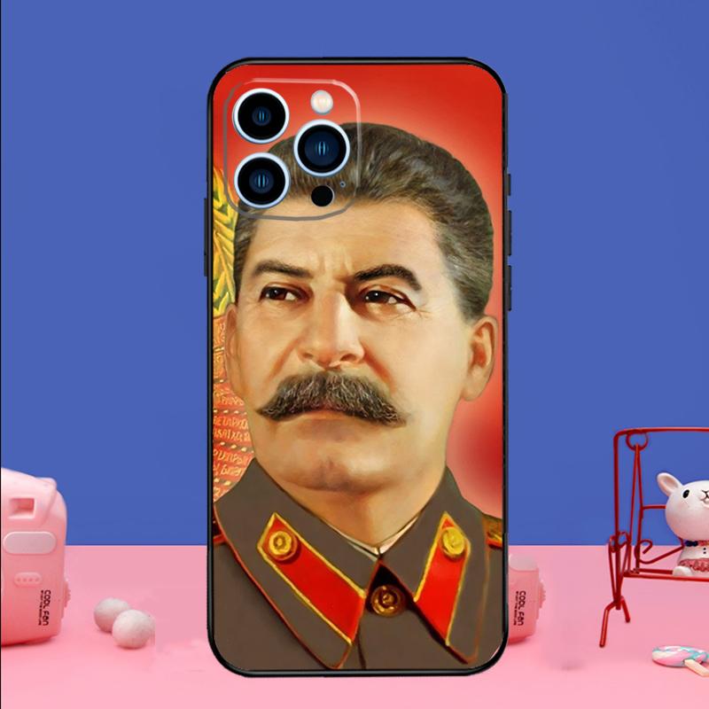 Russian Commander Stalin Phone Case For iPhone 17 Air 16 15 14 11 12 13 Pro Max 13 mini 15 16 Plus 16e Bumper Cover
