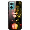 Чехол Для Xiaomi Redmi Note 11E Роскошный Закаленное Стекло Жесткая Задняя Крышка Для Redmi Note 11E Capa Ударопрочный Цветок Funda Волк Coque