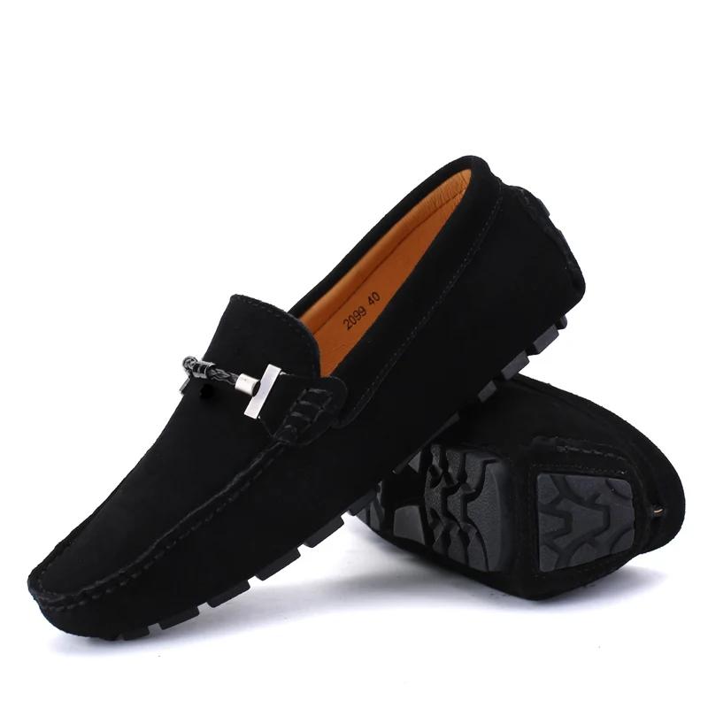 FashionNew Мужская повседневная обувь Модные замшевые мягкие мужские мокасины для отдыха Мокасины для мужчин Slip on Мужская обувь для вождения Lazy Shoe Handmade Flats Comfy