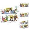 Mini Figures Of Spongebob Squarepants Patrick Star Squidward Pvc Figure Toy Set 8pcs/lot