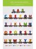 Magnetic Wooden Train with Letters & Numbers - Educational Toy for Ages 1-3