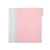 Assorted Colors Multicolor Index Tabs Binder Page Dividers Plastic Binder Index Dividers 4 Tab