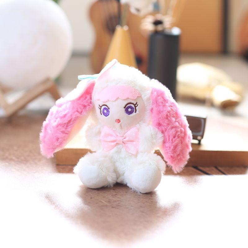 Rabbit Plush Cute Toy Keychain Stuffed Pp Cotton Bag Decor For Girls Gift