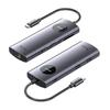 Vention TQVHB Docking USB Type-C - 2xHDMI - 3xUSB - 1xRJ45 - 1xCard Reader - 1xUSB Type-C PD - Grey