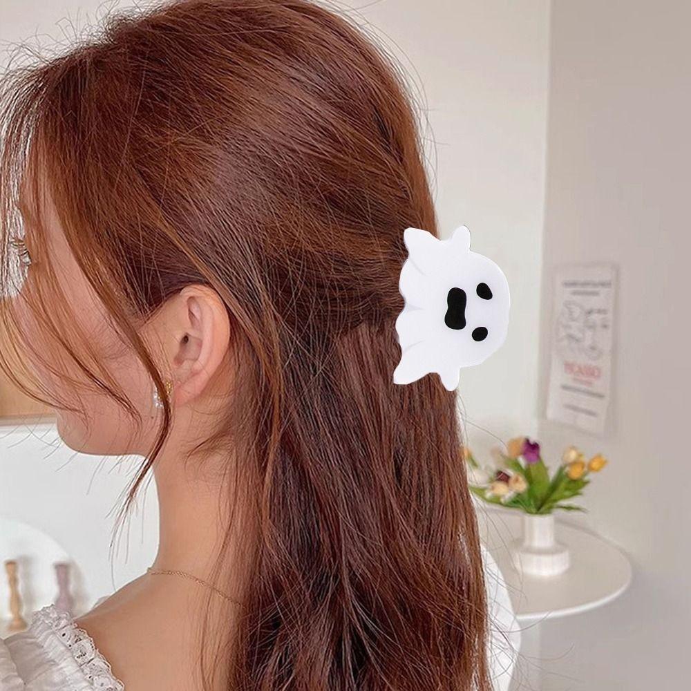 Заколка для волос «Дьявол на Хэллоуин» Заколка для волос «Призрак на Хэллоуин» Модная заколка для волос «Призрак» Коготь для уличной одежды