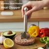 Измельчитель мяса из нержавеющей стали, термостойкий пресс для гамбургеров и фарша