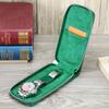 Handmade Genuine Leather Watch Case for Women Single One Watch Storage Box Zipper Men Travel Watch Display Box Watch Pouch
