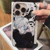 Jujutsu Kaisen Сатору Годжо Комиксы Роскошный Волновой Ударопрочный Чехол Для Телефона Для IPhone 17 Air 16 15 14 13 12 11 Pro Max Plus Pro