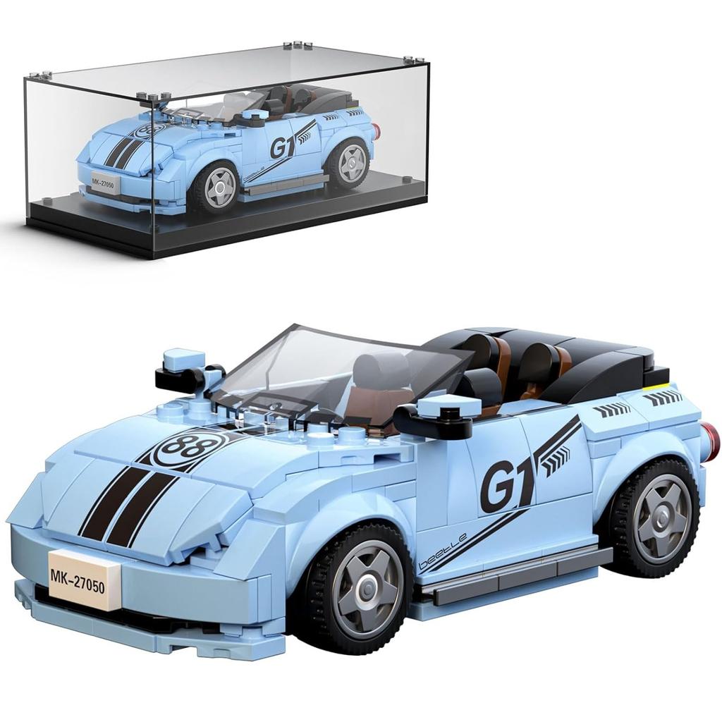 MOULD KING Speed Champion V.Beetle Supercar 27047 Building Set Toy Collectible Model Car Block Children's Gift 8+(298 Pieces)