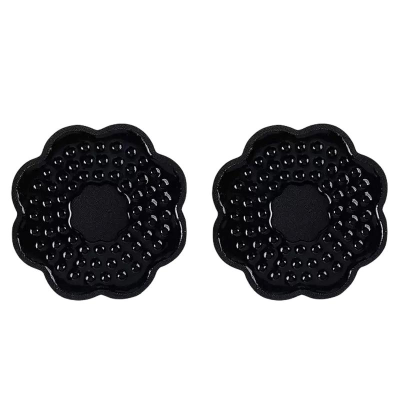 Многоразовые лепестки для груди, невидимые накладки на бюстгальтер без бретелек, самоклеящиеся накладки на соски, силиконовые сексуальные накладки на бюстгальтер для женщин, вечернее платье