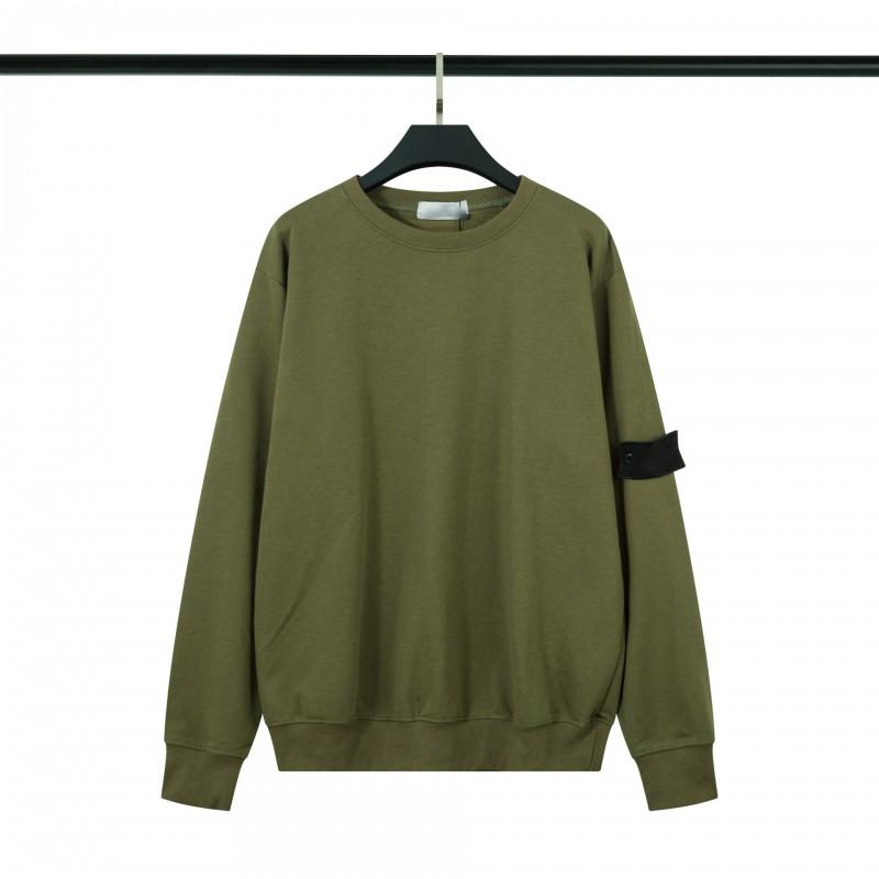 ST Худи Streetwear Мужское Женское Свободный Крой Повседневное