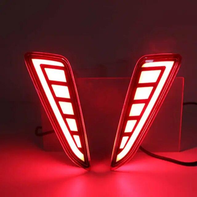 Автомобильный мигающий многофункциональный отражатель, задний противотуманный фонарь, задний бампер, стоп-сигнал для Toyota C-HR CHR 2016 2017 2018