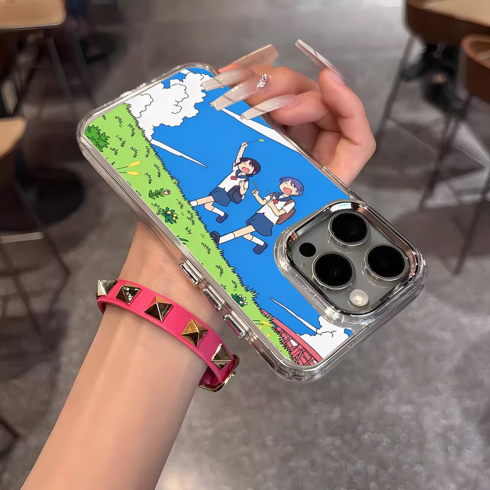 CITY THE ANIMATION Чехол для телефона Для IPhone 17 Air 16 15 14 13 12 11 Pro Pro Max Plus Прозрачный Мягкий Чехол