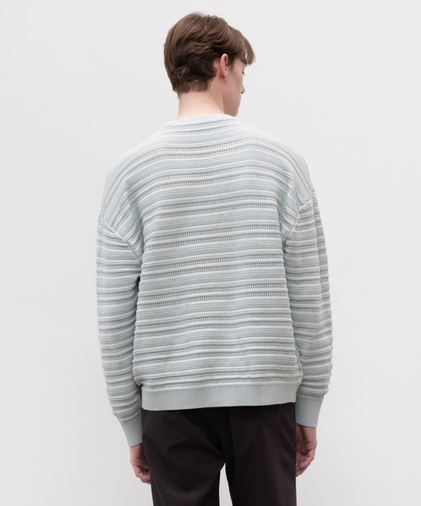 MINAV Punched Round Long Sleeve Knit [Mint]