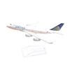 1/400 Scale 16cm United Boeing B747 Airplane Model Airplane Diecast Metal Planes