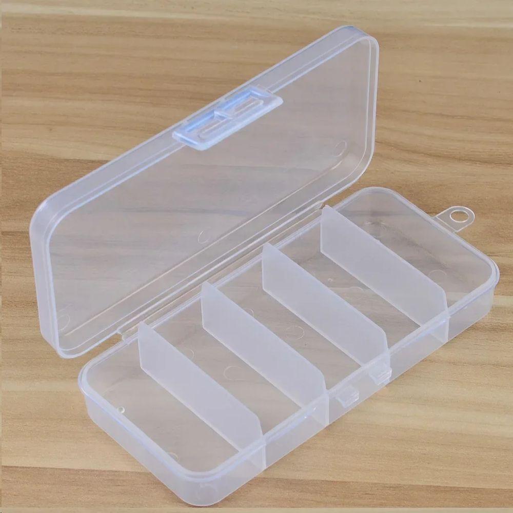 5 Compartments Fishing Tackle Case Waterproof Lures Hooks Case Fishing Lure Box  Fishing Tools