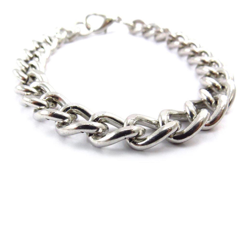 Les Trésors De Lily [J6326] — Серебряный браслет «Maille Curb»