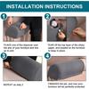 2Pcs Elastic Stretch Jacquard Sofa Arm Covers Dust-Proof Armchair Slipcovers Couch Cover  Sofa