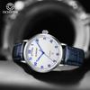 OCHSTIN Automatic Men Watch Business Self-Wind Mechanical Date Day Male Clock Elegant Leather Band Easy to Read Dress Wristwatch