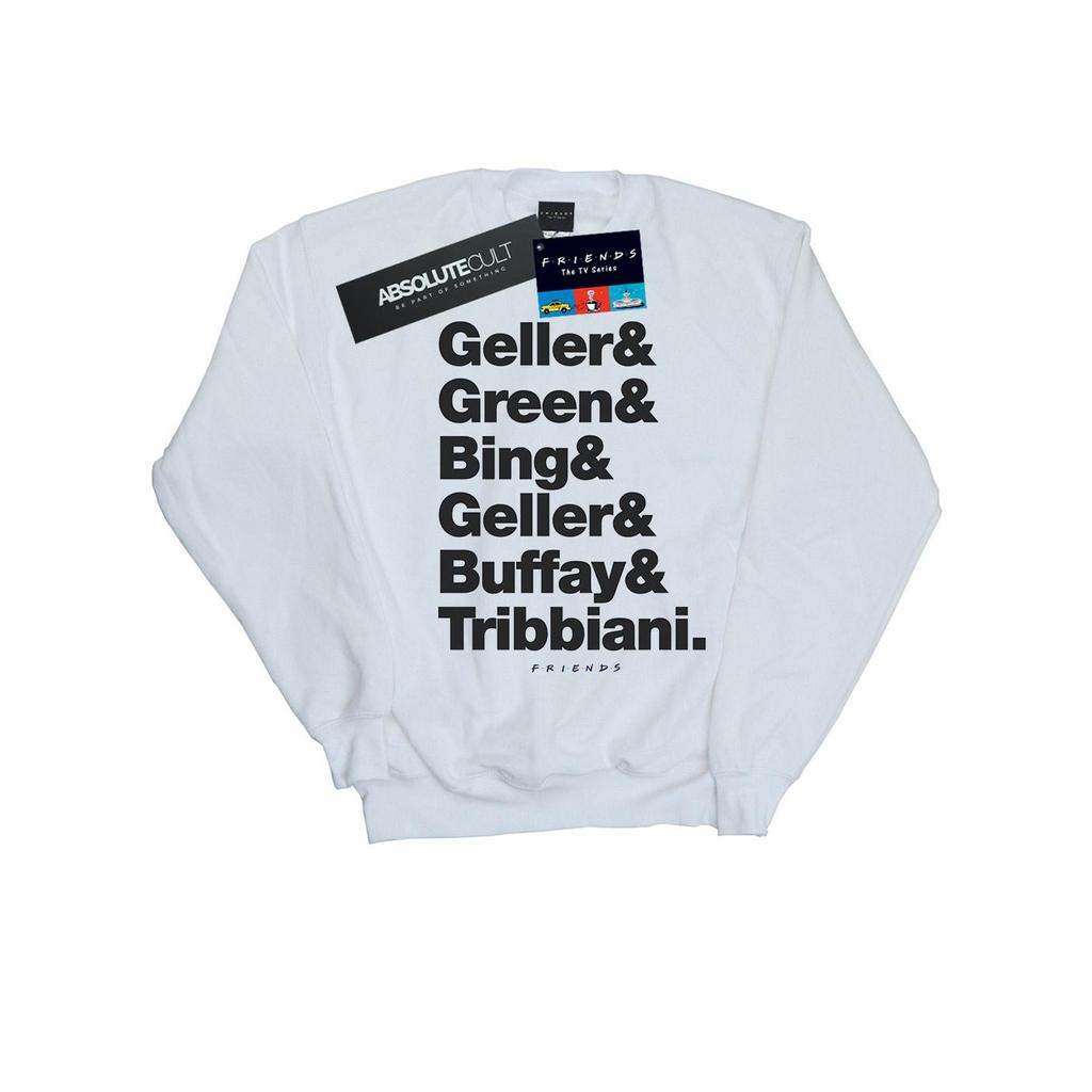 Friends Womens/Ladies Surnames Text Sweatshirt