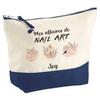 Trousse de maquillage - PLANETEE - Affaires de Nail Art Joy - Grand format - Coton - Impression HD France