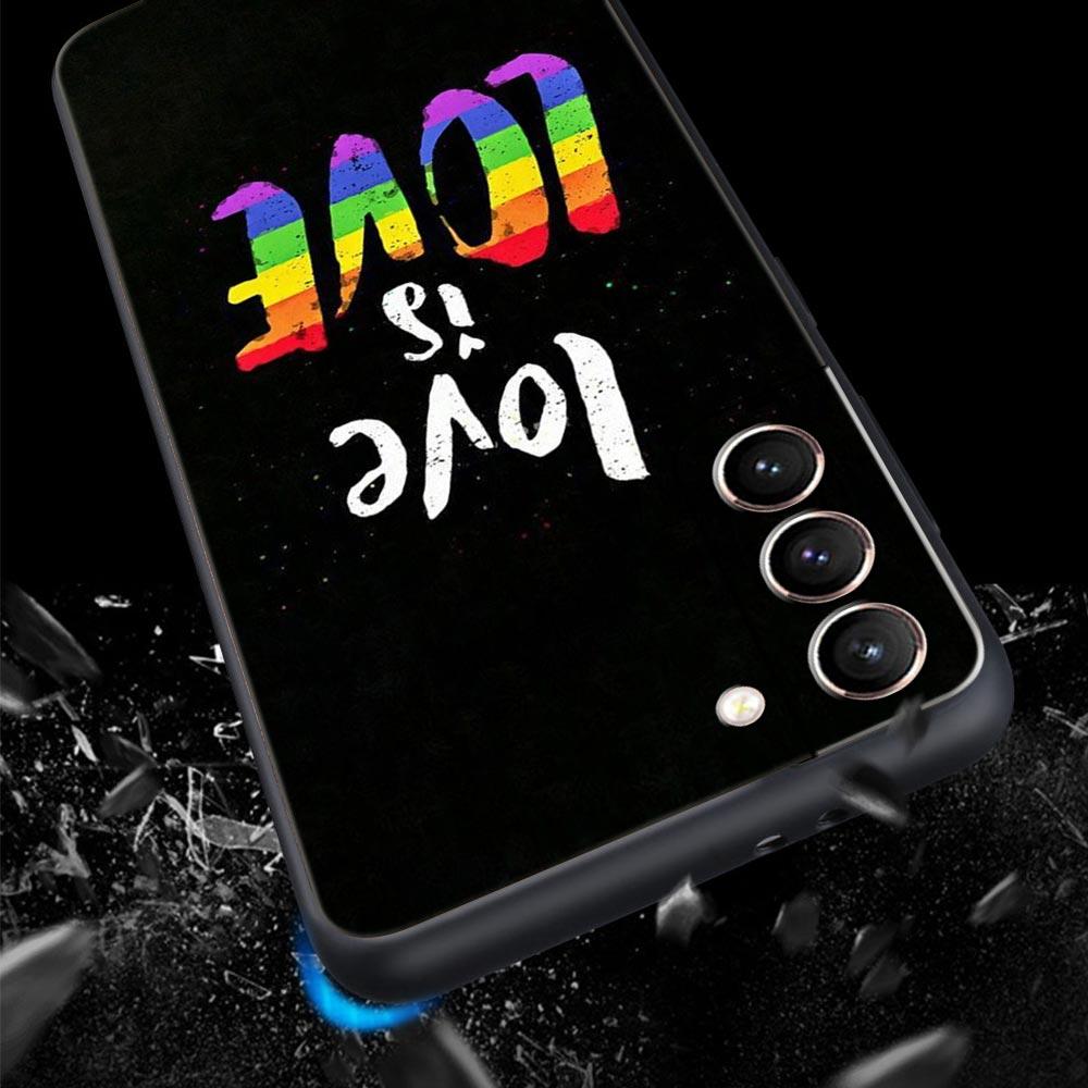 Чехол-бампер для телефона Samsung Galaxy S26 S25 S24 S23 S22 S20 S21 FE Ultra S25 Edge Plus 5G с радужным принтом Pride, из мягкого ТПУ