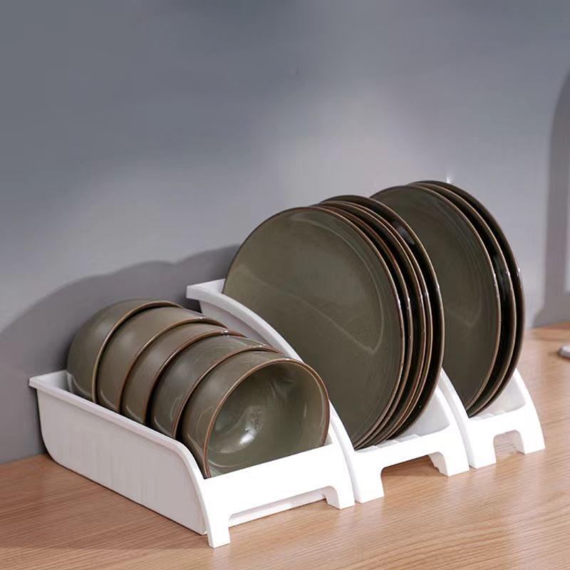 Dish Drain Rack Dinnerware Storage Organizer Tray Plate Drying Shelf Bowl Cups Display Stand Drainer Kitchen Supplies Holder