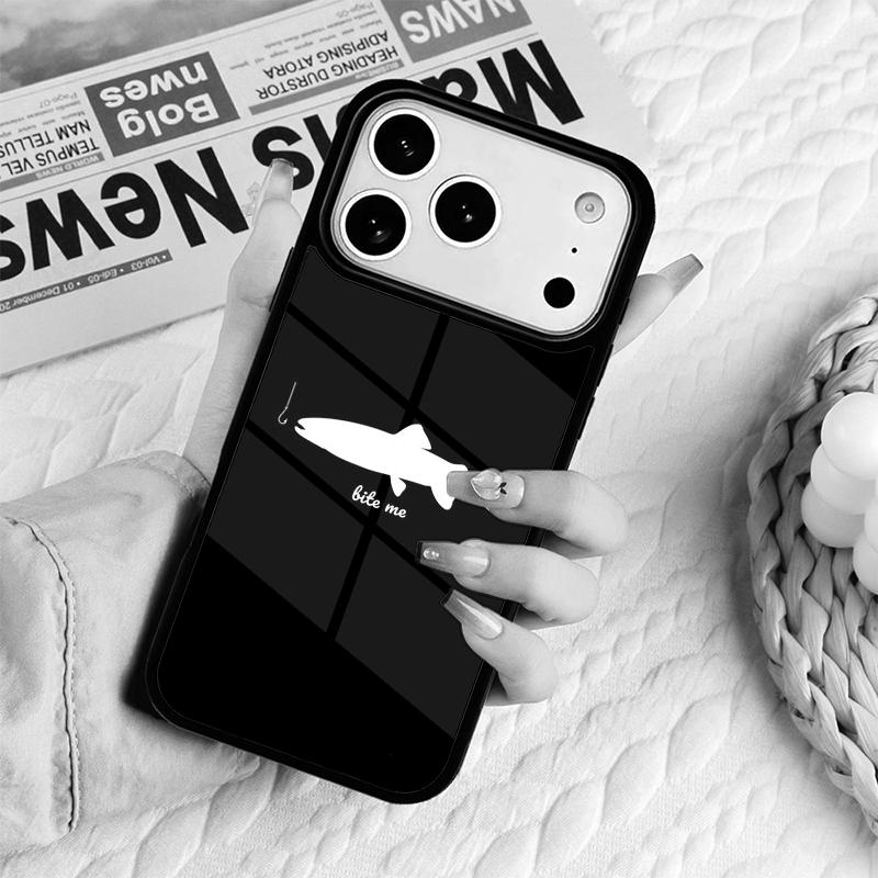 Чехол для телефона с цитатами про рыбалку для iPhone 17 16e 15 14 13 12 11 Pro Max Air Mini Мягкий защитный чехол