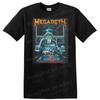 Skeleton Officer Launch Button T Shirt Graphic Art Heavy Metal Tee