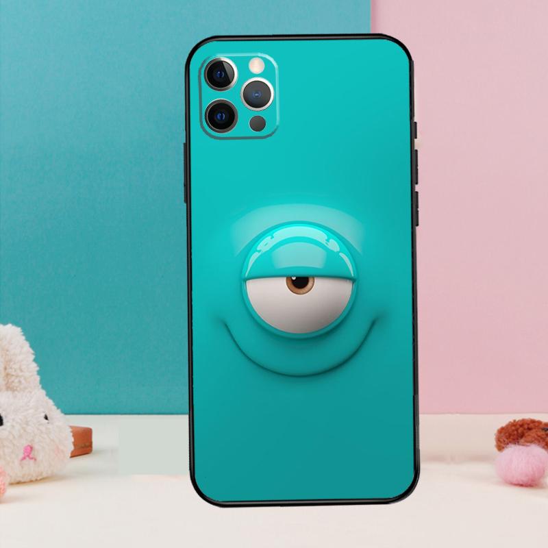 3D забавное лицо Милый чехол для телефона для iPhone 17 Air 16 15 13 12 11 14 Pro Max 12 13 mini 15 16 Plus 16e Чехол