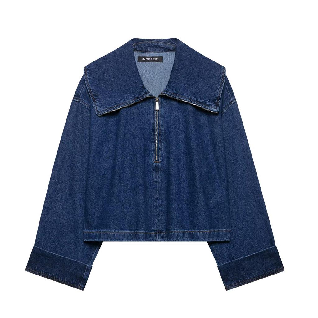 Весна 2025 Женский Модный Комплект Куртка на Молнии и Длинные Брюки в Европейском и Американском Стиле