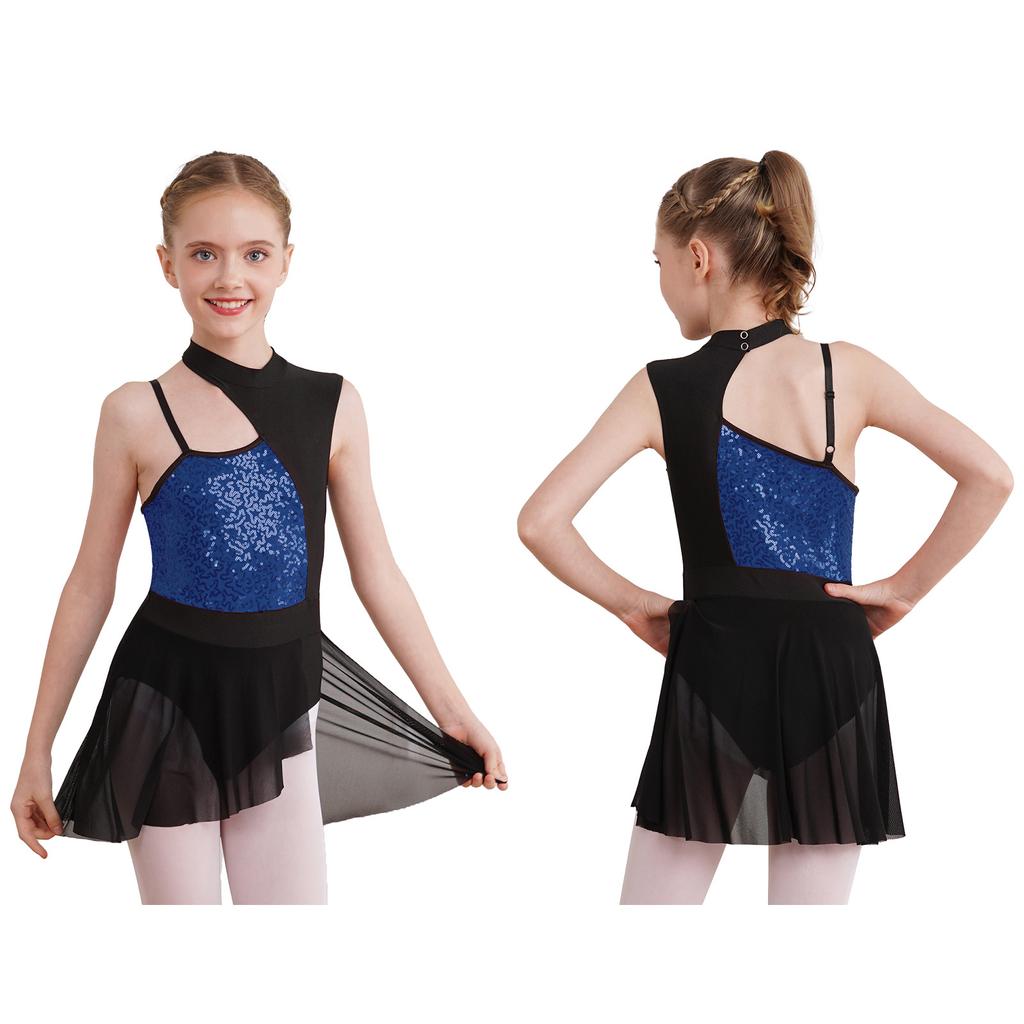 Детский балетный купальник для девочек, костюм для современного танца, танцевальная одежда, платье для современного джаза, латинского лирического танца