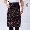 Фартук шеф-повара, специальный кухонный мужской, для гостиничного ресторана, ресторана, задняя кухня, полудлинный, короткий фартук для уборки дома