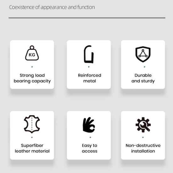 Крючок для подголовника автомобиля, аксессуары для организации, не легко деформируется, прочный несущий кошелек, вешалка для сумки, крючок для хранения