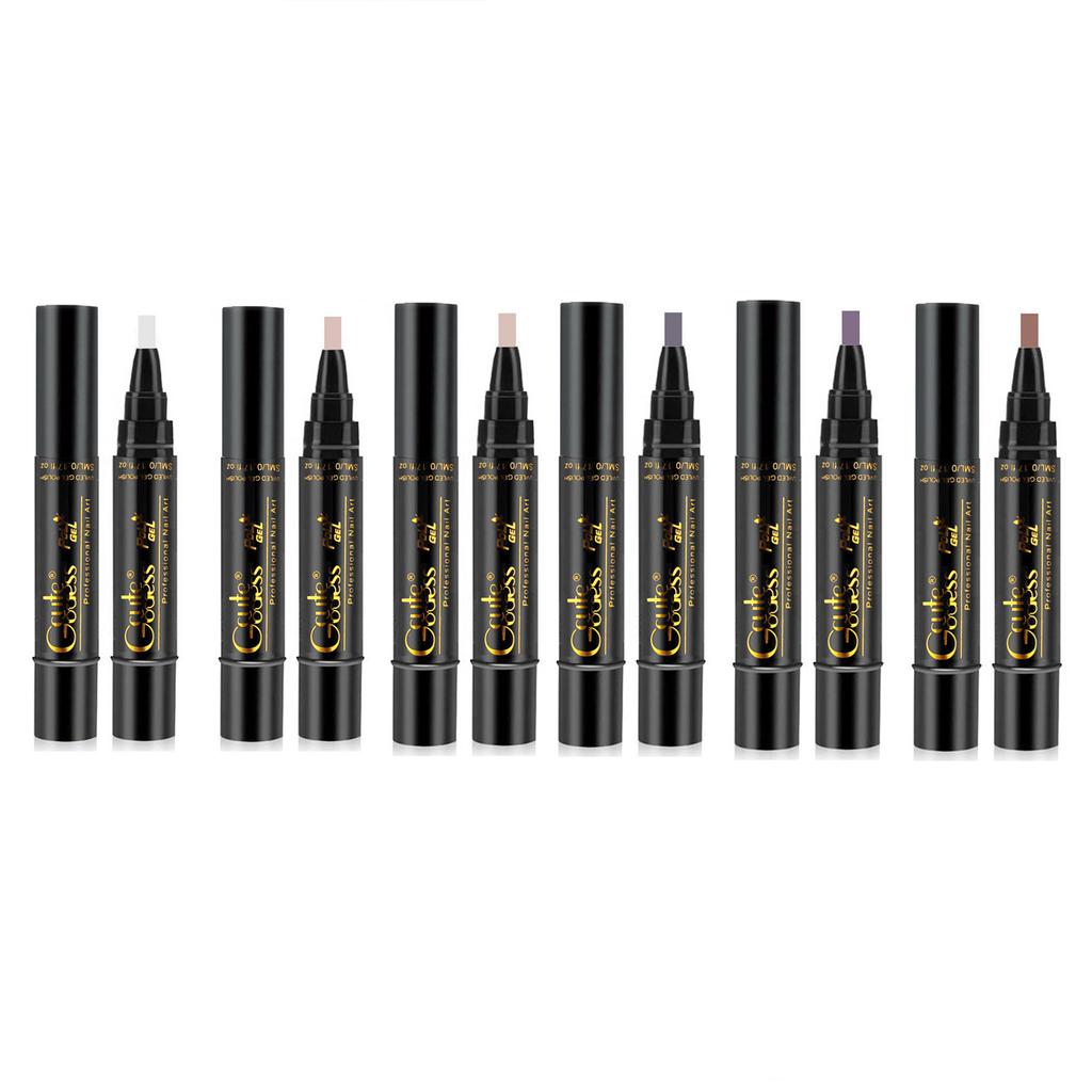 Гель-лак для ногтей, 6 шт., гелевая ручка для ногтей в один шаг, 3 в 1, замачиваемая УФ-светодиодная лампа, инструменты для дизайна ногтей