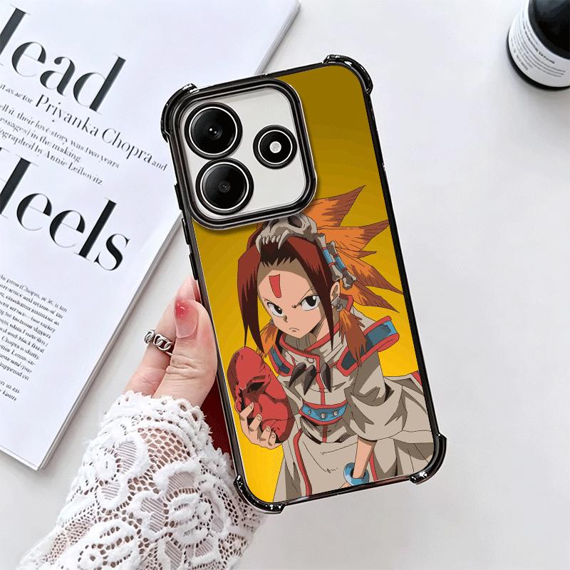 Аниме Шаман Кинг Покрытие Чехол для телефона Для Xiaomi Redmi Note 14 15 Pro Plus 13 12 11 11S 11T 10 9S 9 5G Противоударный Подушка безопасности Чехол