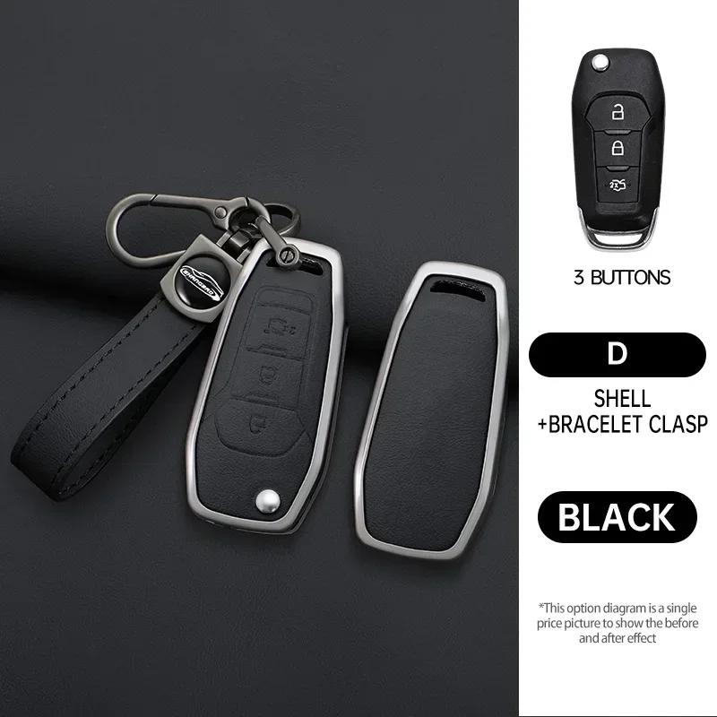 zinc alloy Remote Car Key Shell Case For Ford F150 F250 F350 Explorer Ranger KA Fiesta Mondeo Focus Kuga Escort Fob 2/3 Buttons
