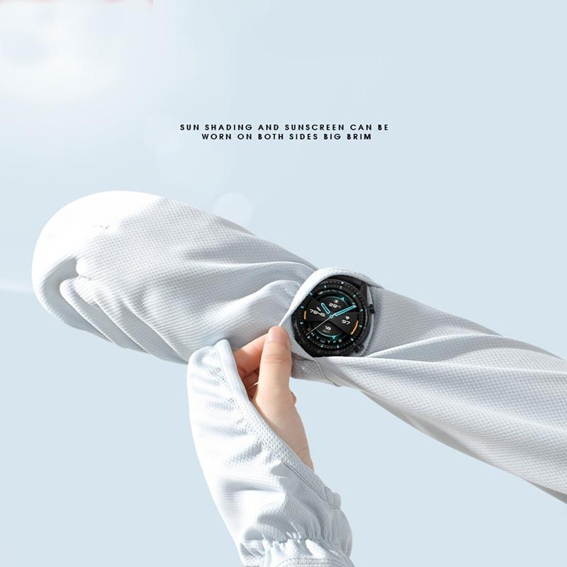 Женская защита рук, ледяной шелк, ледяные рукава, перчатки, подковообразные рукава, защита от ультрафиолета