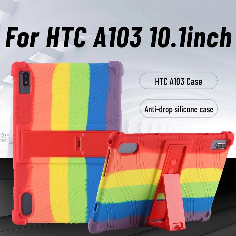 Для HTC A103 чехол для планшета 10,1 дюймов противоударные подушки безопасности Мягкая силиконовая регулируемая подставка с точными вырезами крышка защитная оболочка кожи